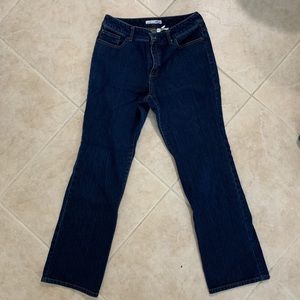 dark blue jeans boot cut